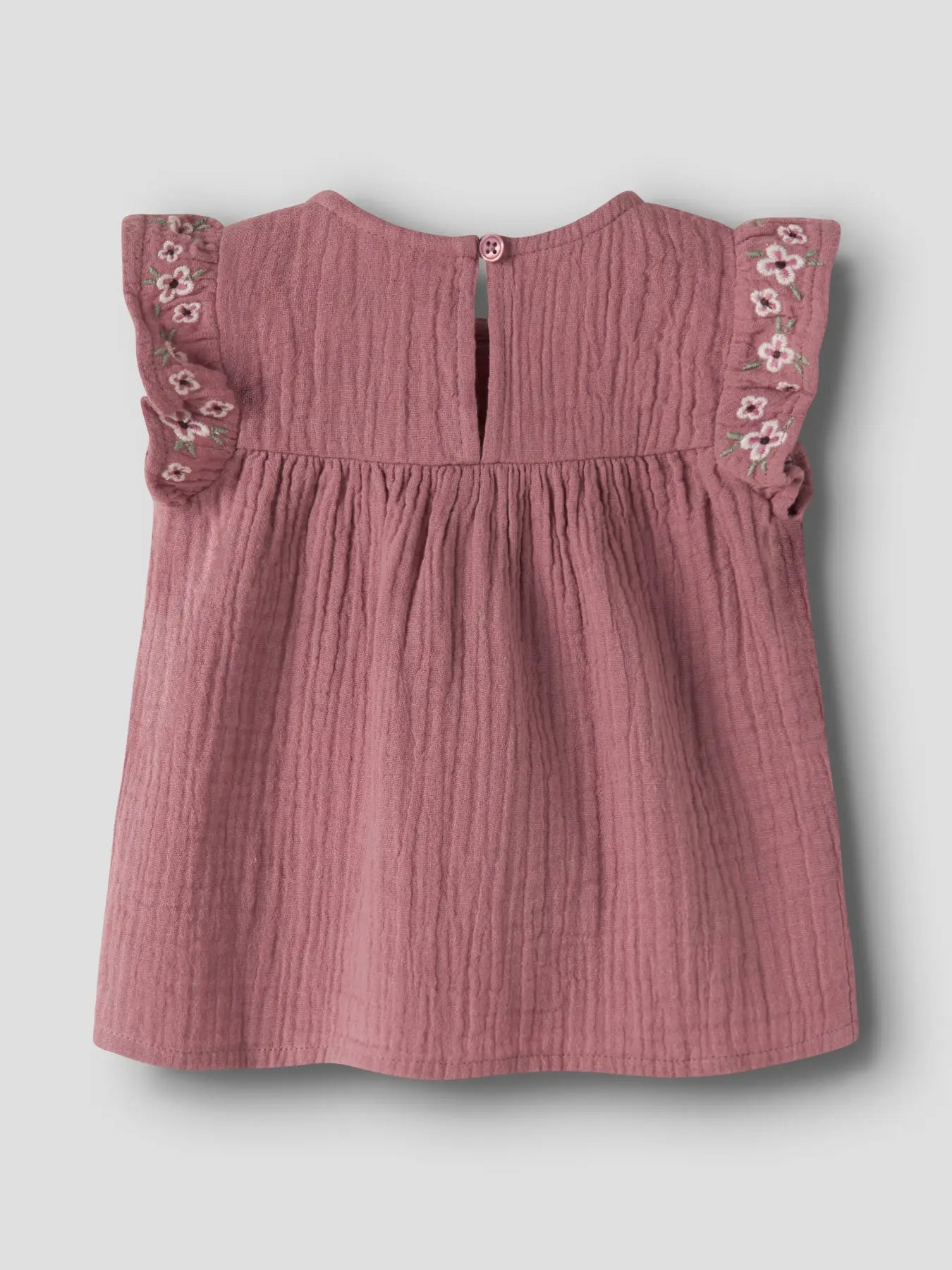 Baby Bluse mit Rüschen in rosa Musselin, Bärechind Winterthur Zürich Schweiz kaufen