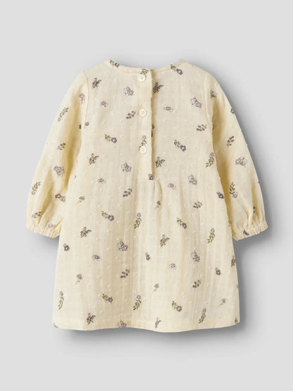 Langarm Baby-Kleid aus Musselin mit Print von name it im Bärechind Winterthur Zürich Schweiz