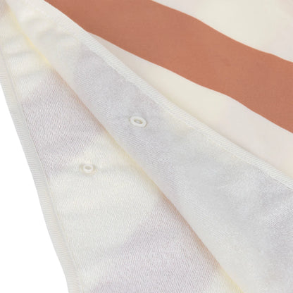 Detail Frottee Innenseite Badeponcho gestreift von Lässig bei Bärechind Winterthur Zürich Schweiz
