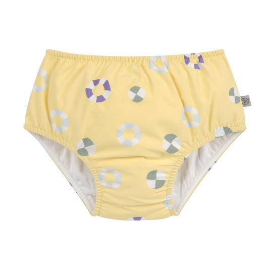 LÄSSIG Schwimmwindel Baby Yellow Rings nachhaltig Bärechind Winterthur