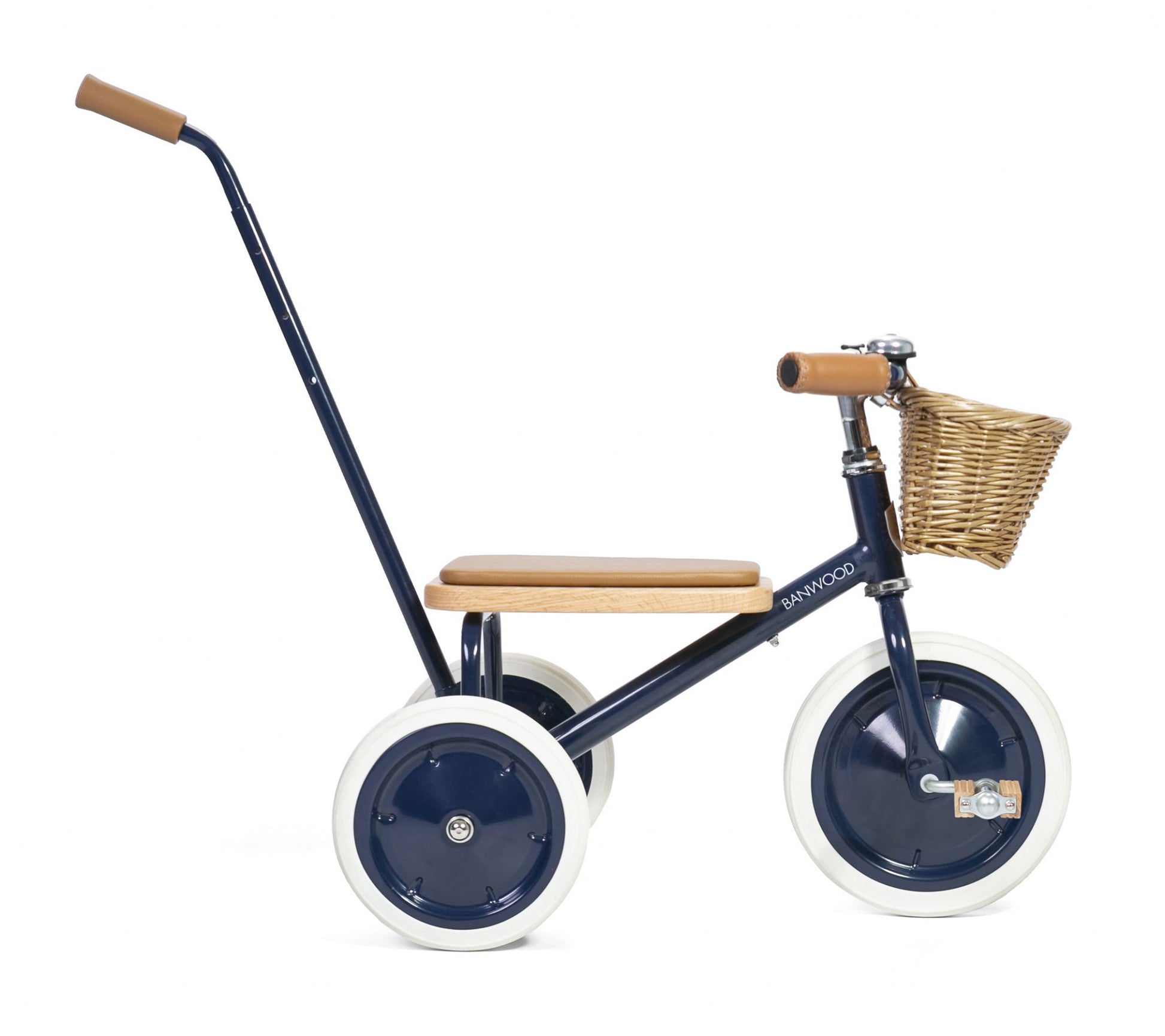 Banwood Trike mit Schubstange für Kinder ab 2 Jahren im skandinavischen Design