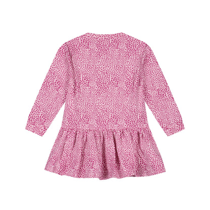 Stains & Stories Baumwolle Kleid mit Leopardenprint bei Bärechind