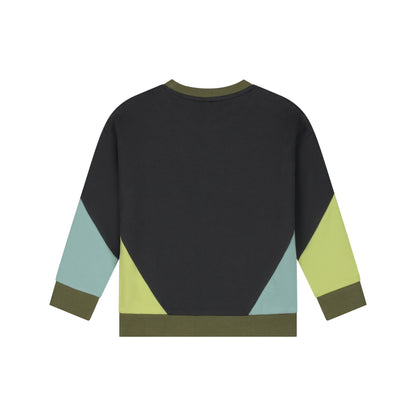 Stains & Stories Baumwolle Sweatshirt Colourblock bei Bärechind