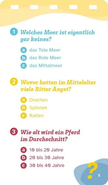 Beispielseite aus dem Best of WAS IST WAS Quiz