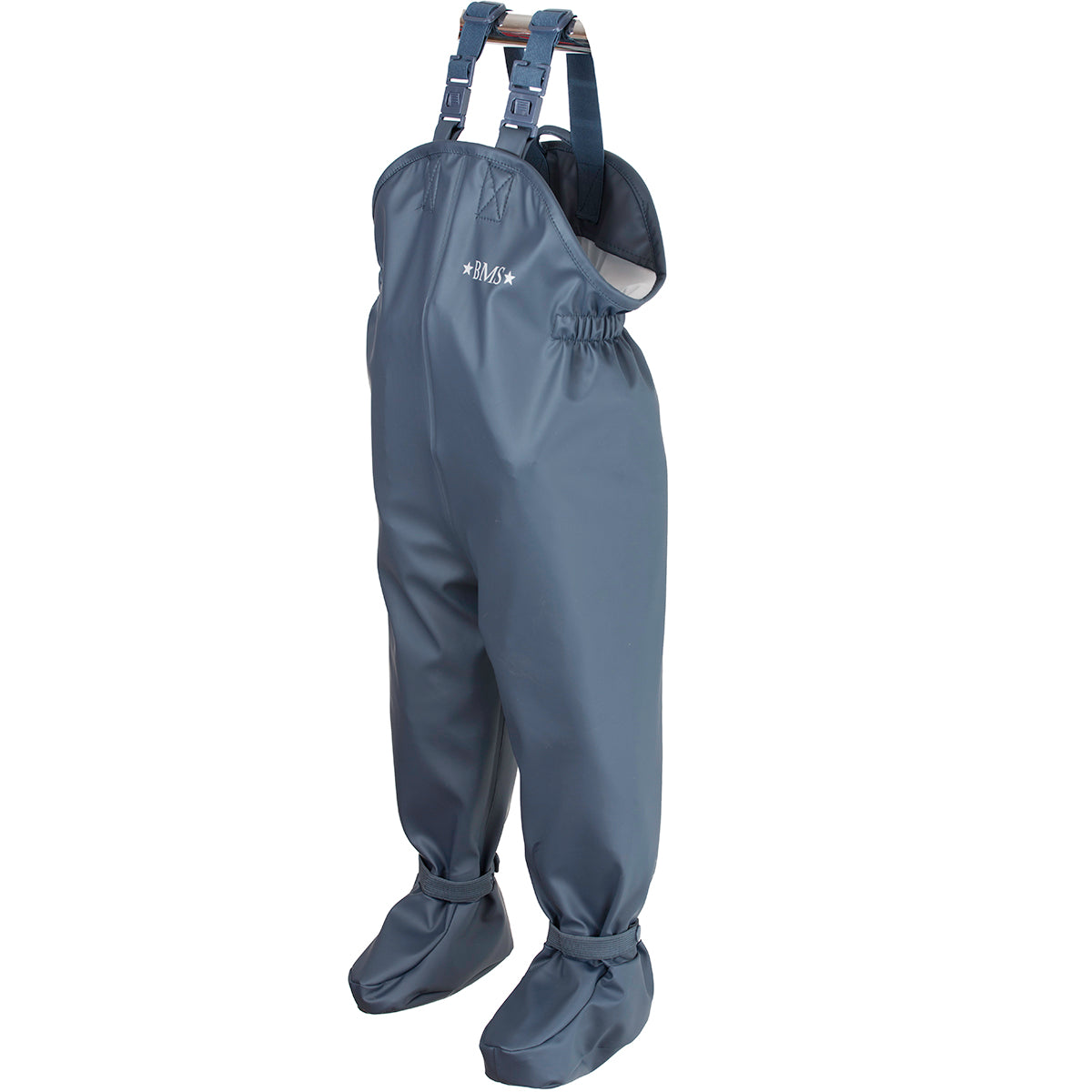 BMS BabyBuddy Navy wasserdichte Regenhose mit integrierten Füssen für Babys