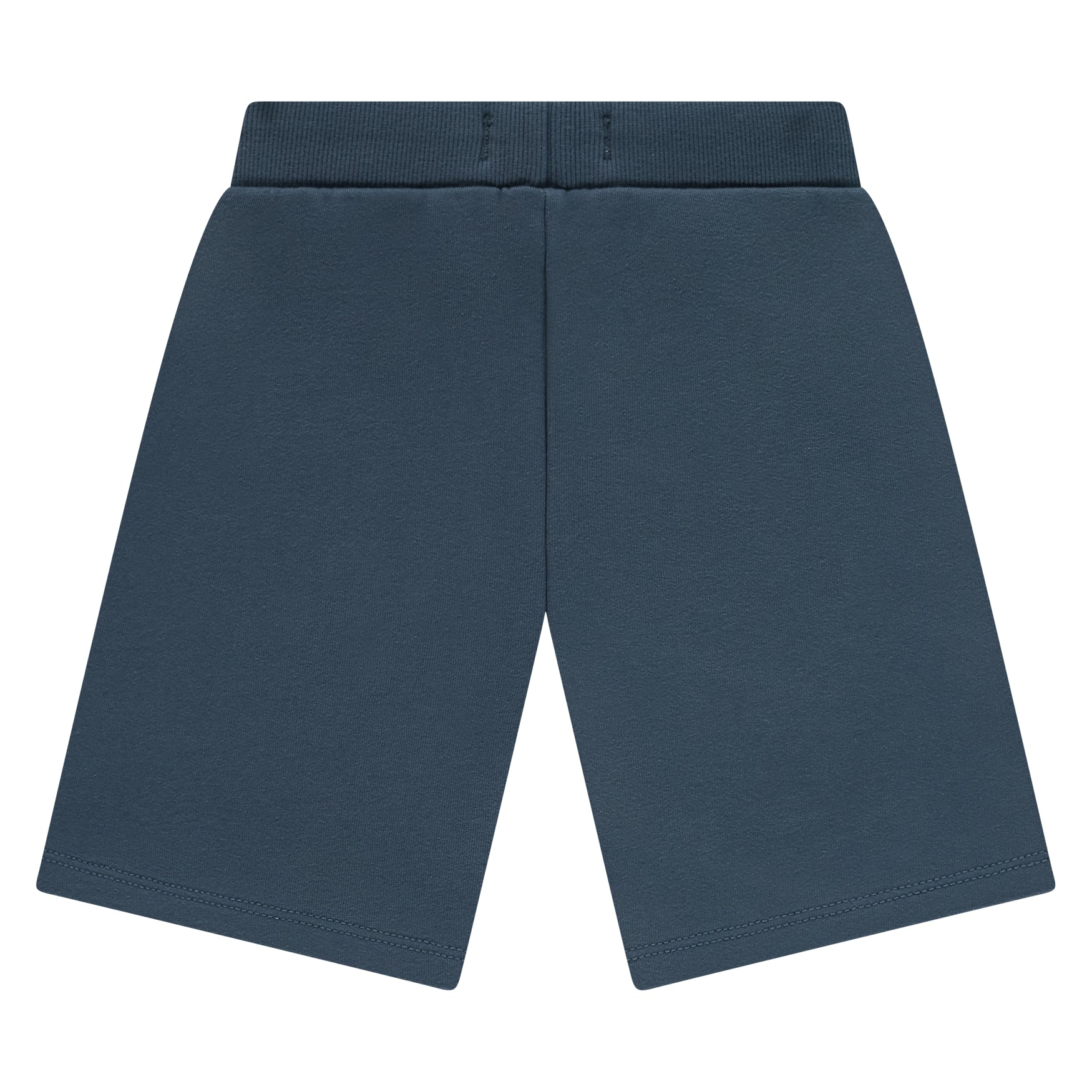 Rückseite Boys Sweatshort Water Blau Stains and Stories Kinder Shorts Bio Baumwolle Schweiz
