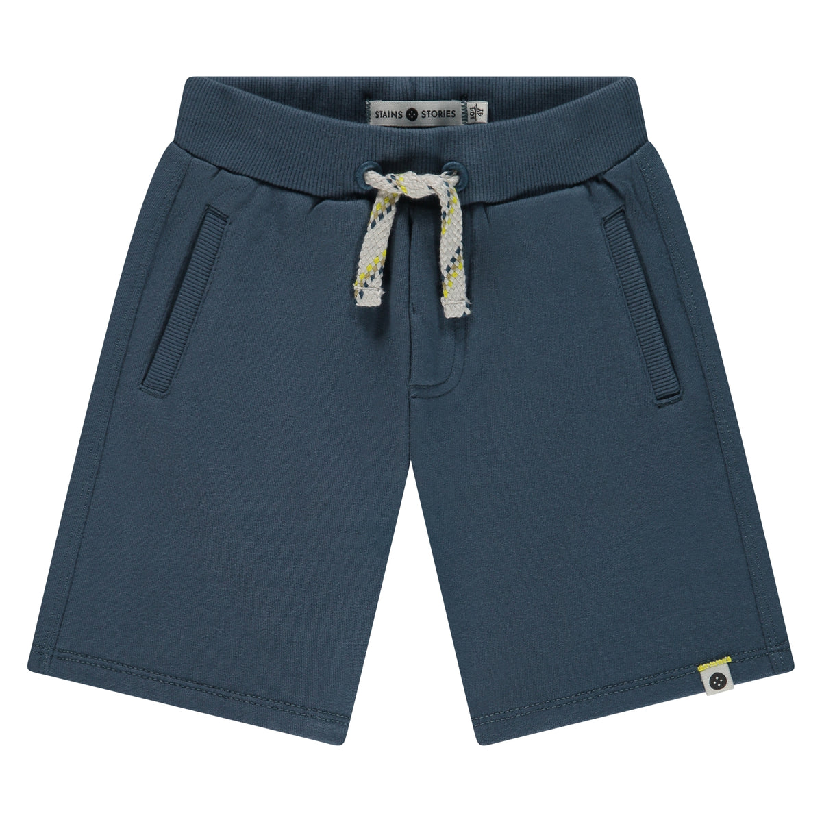 Boys Sweatshort Water Blau von Stains and Stories nachhaltige Kinder Shorts Bio Baumwolle Kinderladen Winterthur