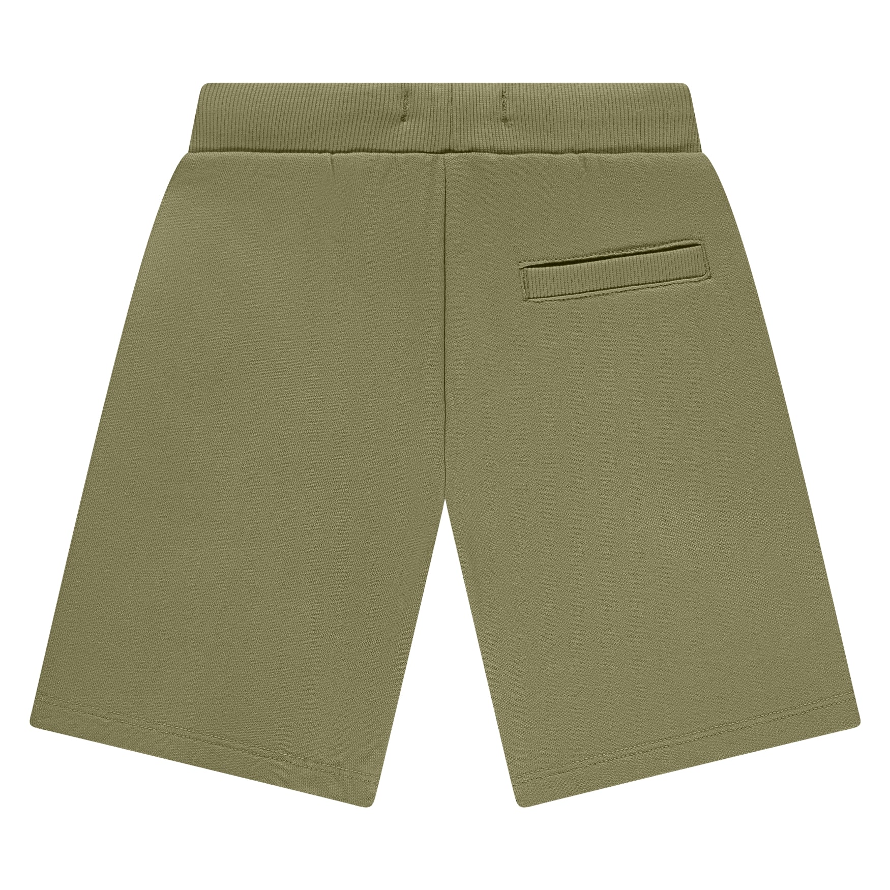 Rückseite Boys Sweatshort Wide Fit Grass Stains and Stories Kinder Shorts Bio Baumwolle Schweiz