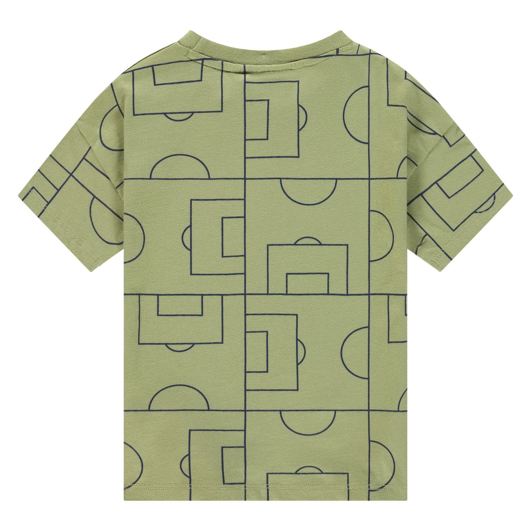 Rückseite Boys T-Shirt Grass von Stains & Stories nachhaltiges Kinder T-Shirt Bio Baumwolle Schweiz