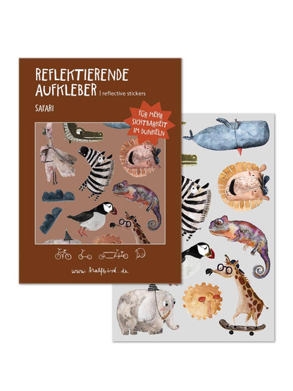 SET Reflektierende Aufkleber "Safari"