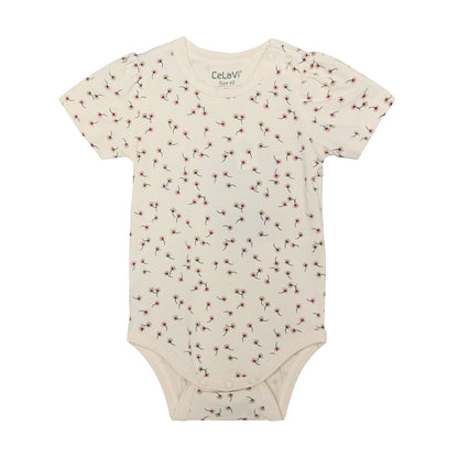 CeLaVi Bambus Body kurzarm mit Blumen-Print für Babys, Bärechind Winterthur Zürich Schweiz