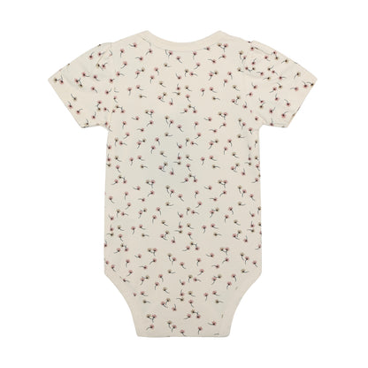 CeLaVi Bambus Body kurzarm Rückseite mit Blumen-Print für Babys, Bärechind Winterthur Zürich Schweiz