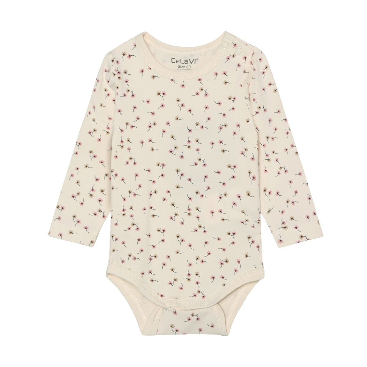 CeLaVi Bambus Body langarm mit Blumen-Print für Babys, Bärechind Winterthur Zürich Schweiz