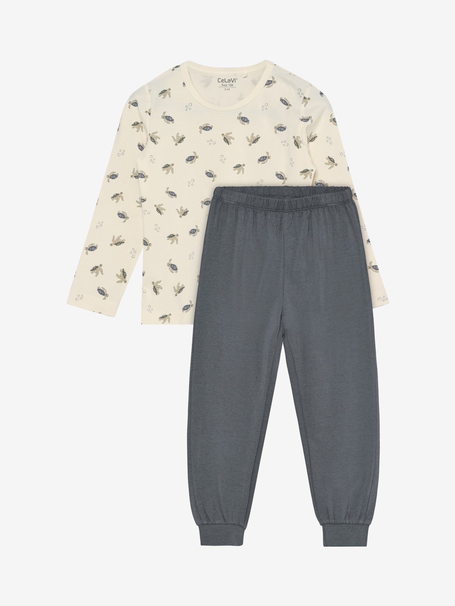 CeLaVi Bambus Langarm Pyjama-Set mit Schildkröten-Print für Kinder, Bärechind Winterthur Zürich Schweiz