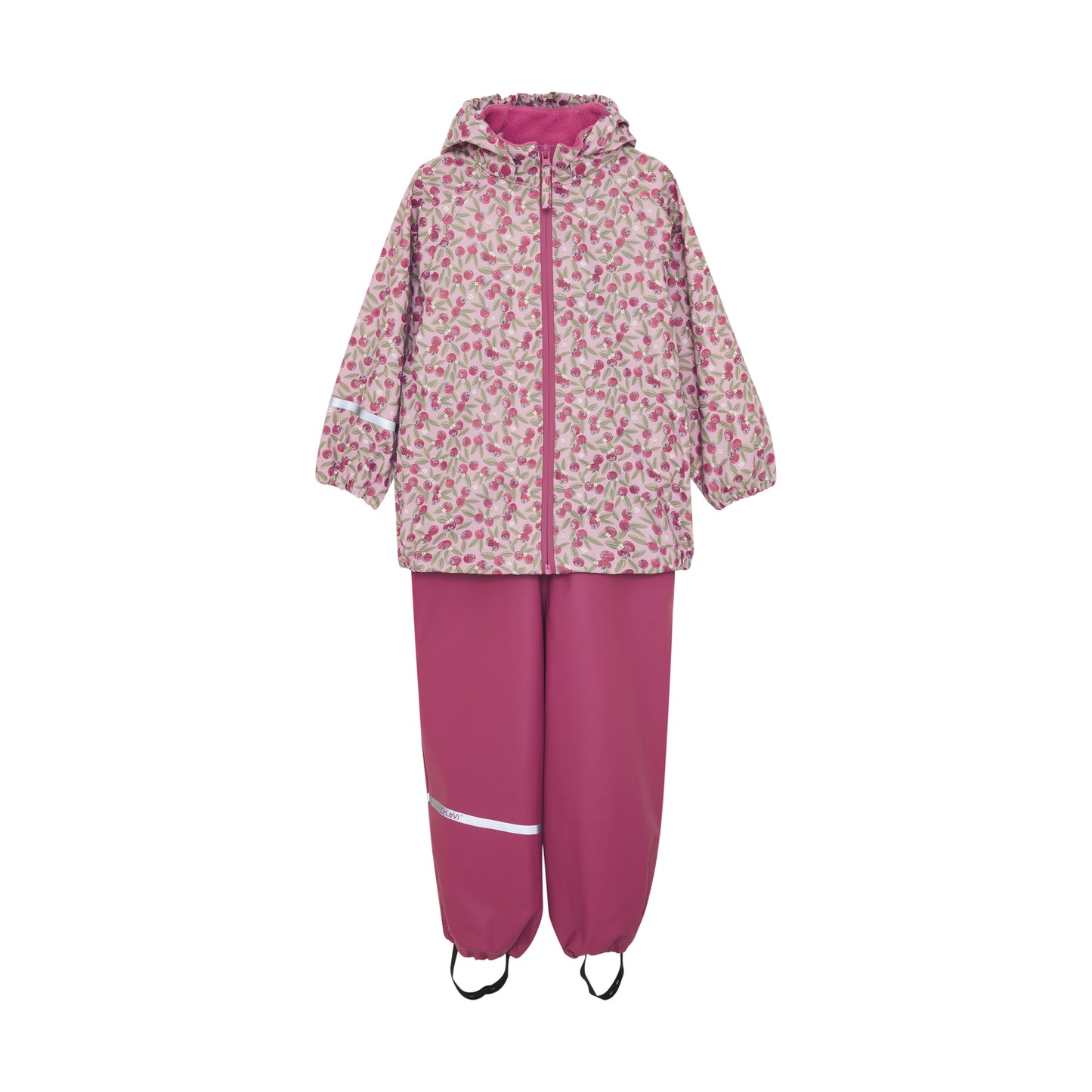 CeLaVi Regenbekleidungsset für Kinder in Rosa mit Jacke und Hose, Bärechind Winterthur, Zürich, Schweiz
