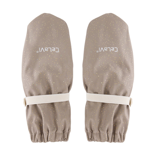 Gefütterte Regenhandschuhe in der Farbe Fungi