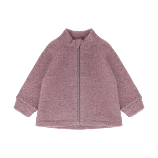 CeLaVi Wollfleecejacke in der Farbe Grape Shake