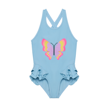 Color Kids Badeanzug Schmetterling blau Kinder Badebekleidung Winterthur Bärechind