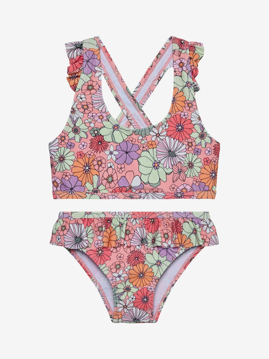 Color Kids Bikini Set Blumen rosa Kinder Badebekleidung Winterthur Bärechind