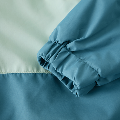 Detail elastischer Ärmel Color Kids Regenjacke Coronet Blue Kinderkleider Winterthur