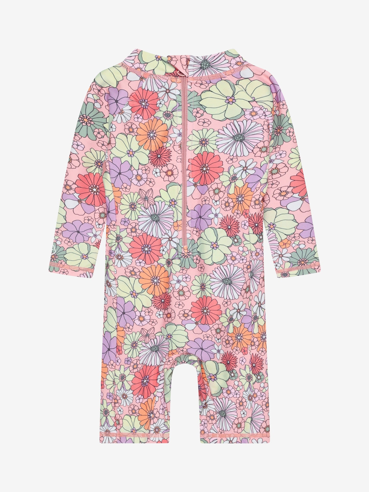 Color Kids UV Anzug Rückseite Blumen rosa Baby Badebekleidung Schweiz