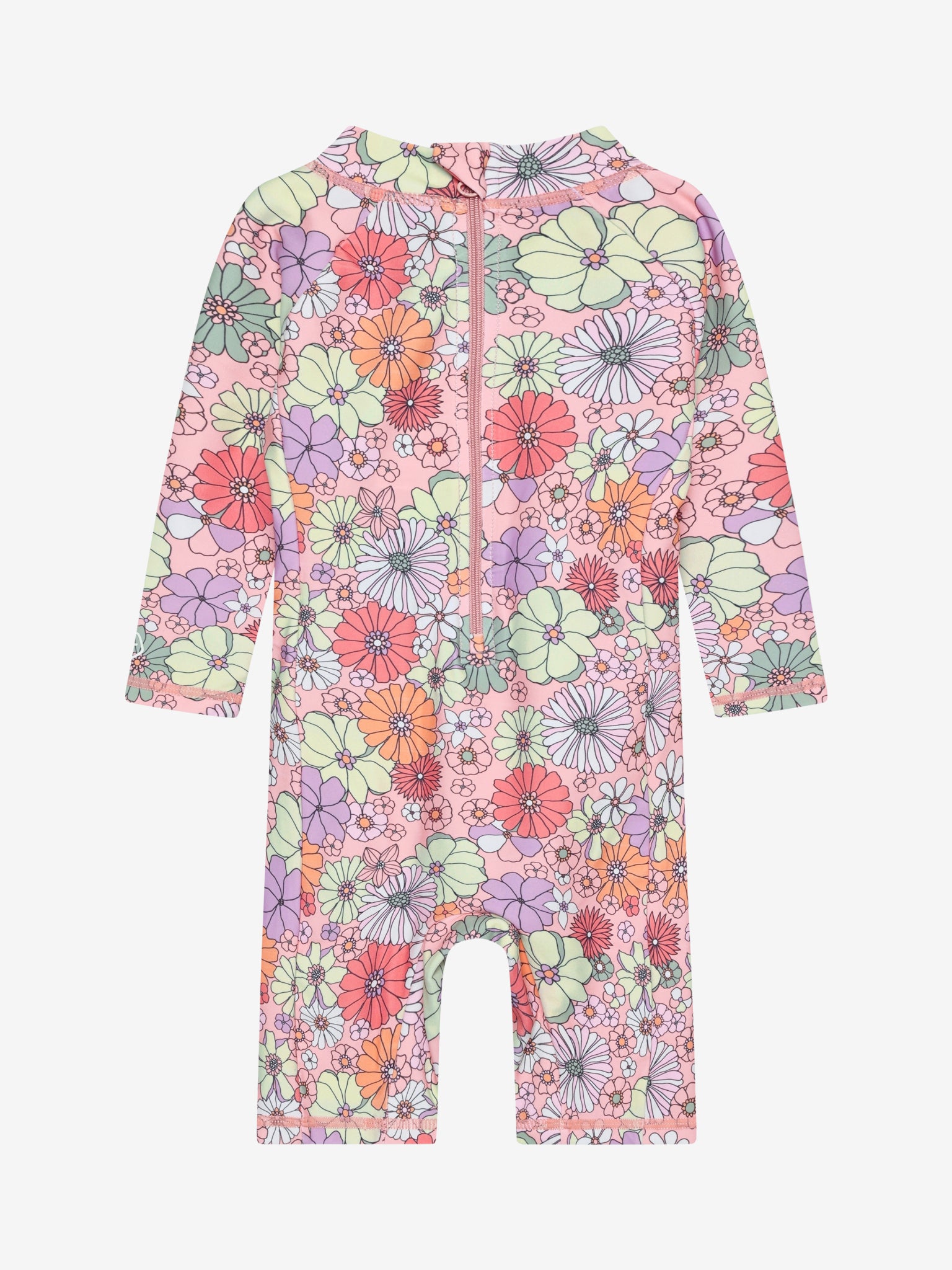 Color Kids UV Anzug Rückseite Blumen rosa Baby Badebekleidung Schweiz