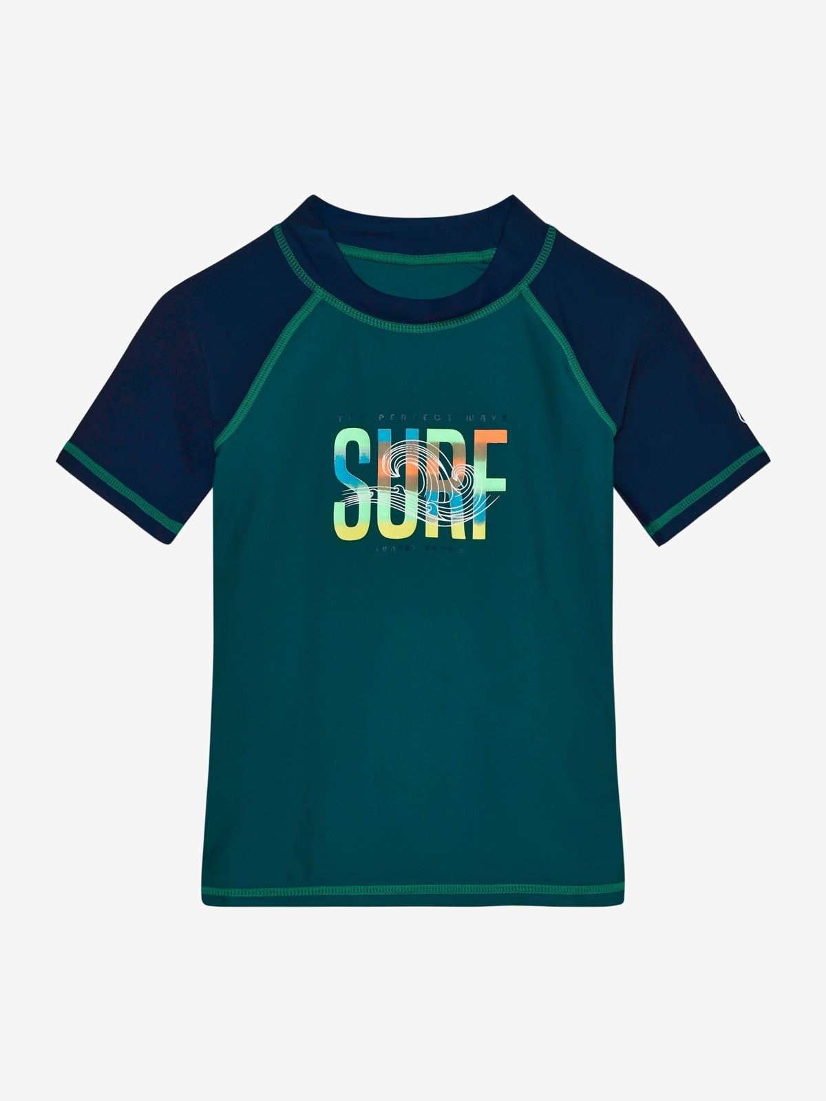 Color Kids UV Shirt Surf grün Kinder Bade Shirt nachhaltige Kinderkleider Winterthur