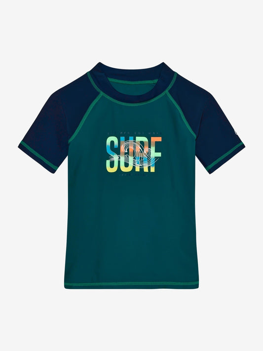 Color Kids UV Shirt Surf grün Kinder Bade Shirt nachhaltige Kinderkleider Winterthur