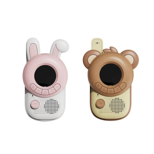 Zoofamily Kinder-Walkie-Talkie-Set im Bären- und Hasen-Design, erhältlich bei Bärechind Winterthur.