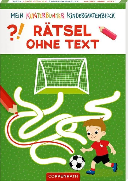 Cover Coppenrath Kindergartenblock Sport, Rätsel ohne Text von Carmen Eisendle