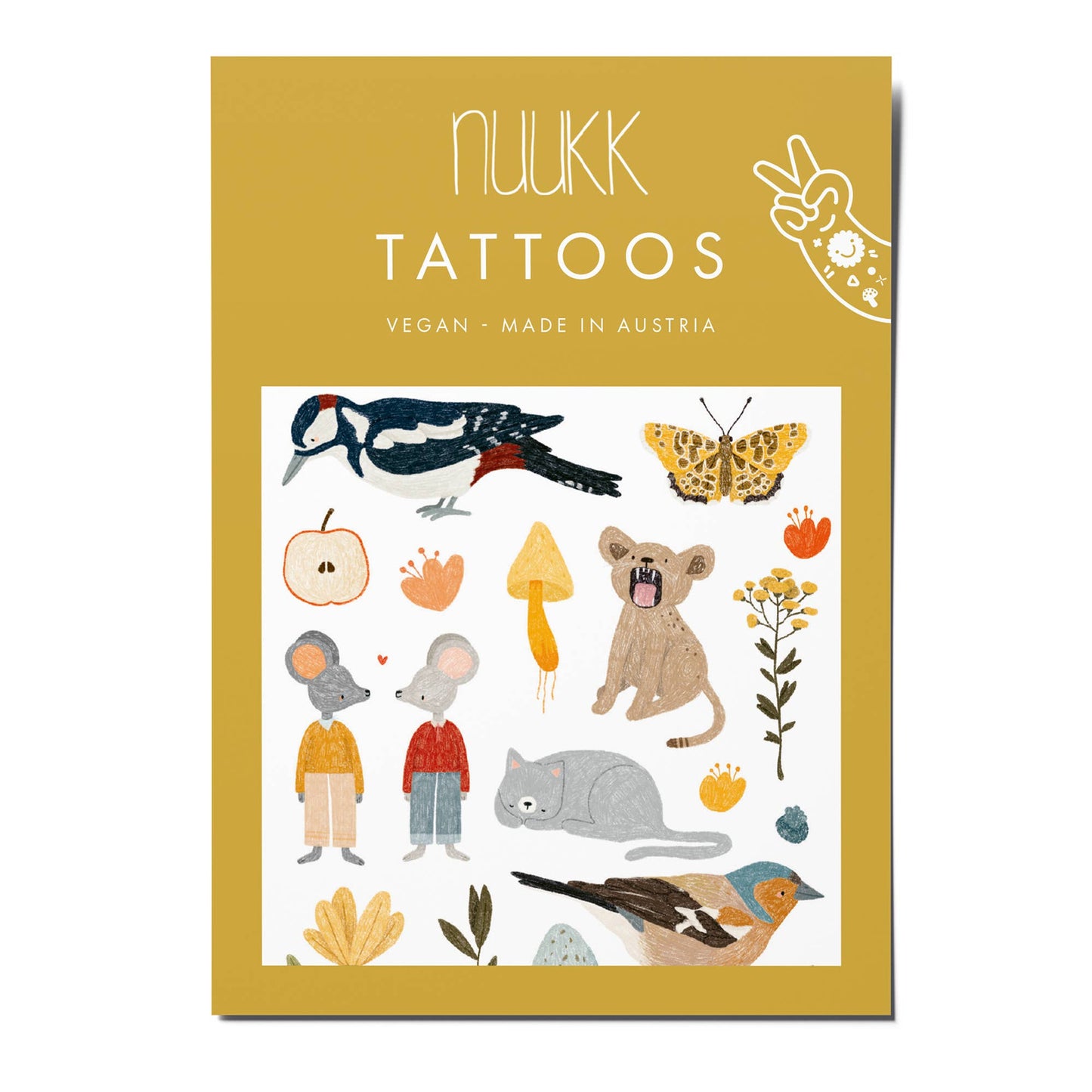 Nuuk Bio Tattoo kleiner Specht