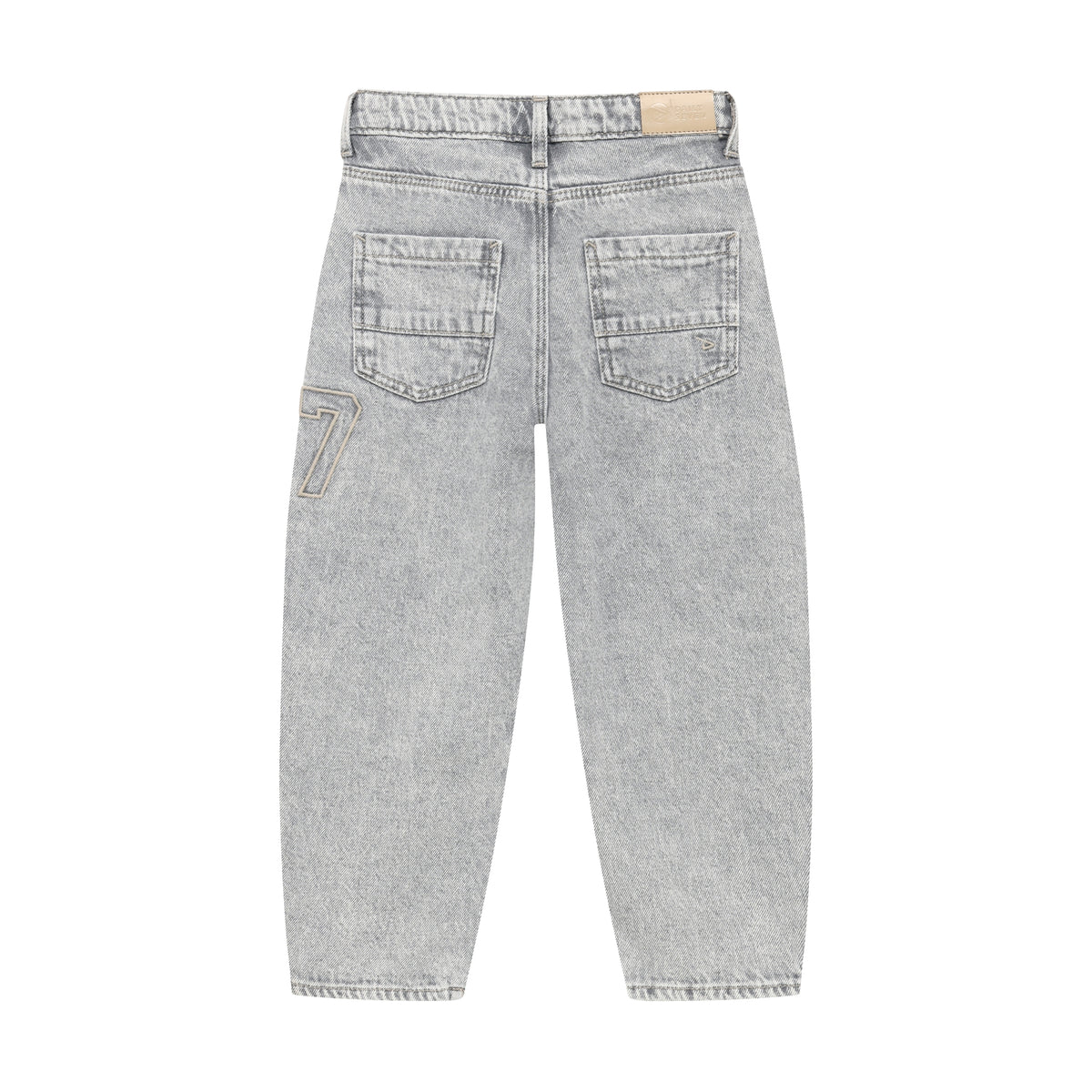 Kinder Barrel Fit Jeans aus GOTS-zertifizierter Bio-Baumwolle, Rückansicht