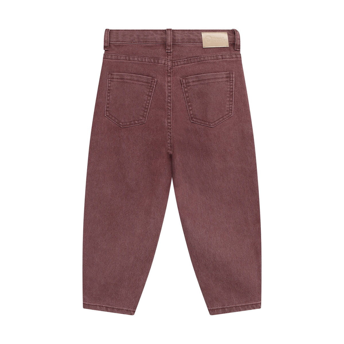 Barrel Fit Jeans aus Baumwolle mit Stretchanteil, Rückansicht