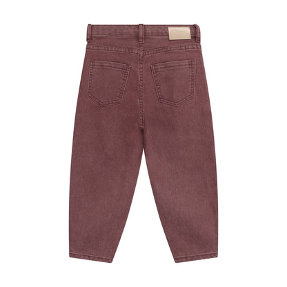 Barrel Fit Jeans aus Baumwolle mit Stretchanteil, Rückansicht