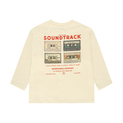 Kinder Langarmshirt mit Kassettenprint aus 100% Baumwolle