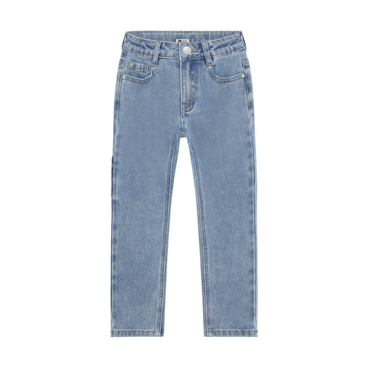 Dunkelblaue Straight Fit Jeans für Kinder