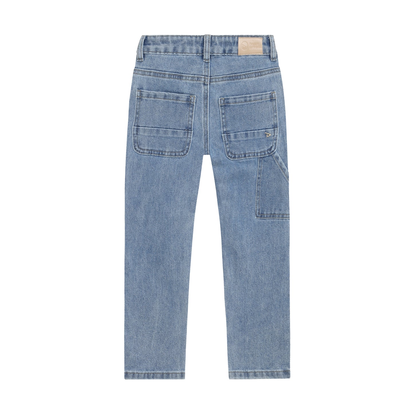 Kinder Jeans in Dark Navy mit klassischer Passform, Rückansicht