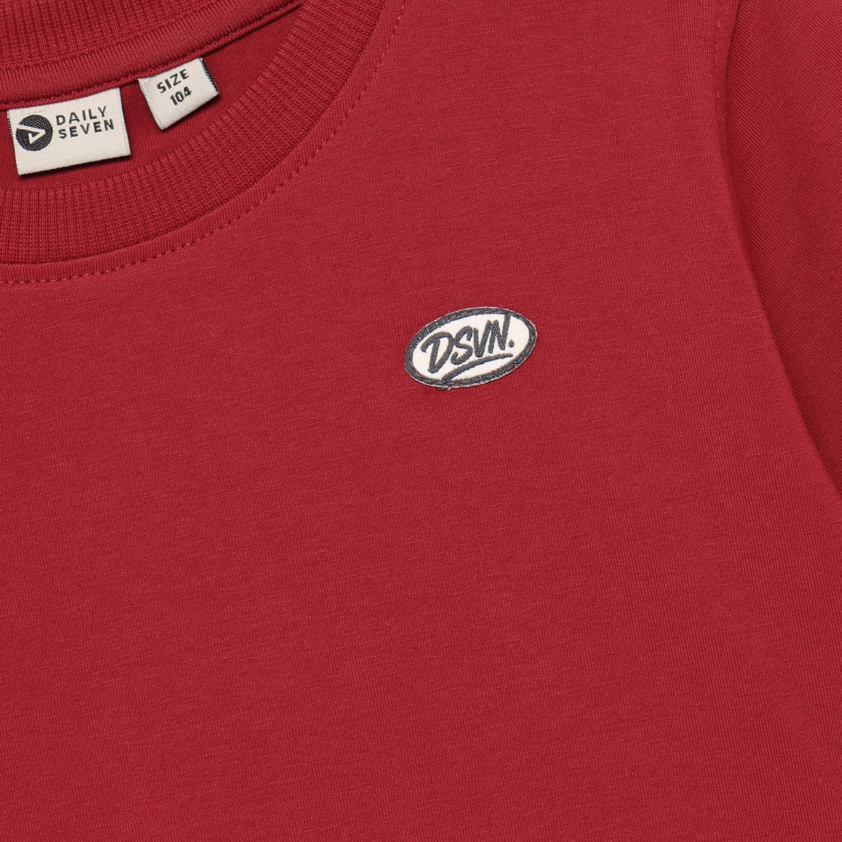 Daily Seven T-Shirt Basic Rot bei Bärechind