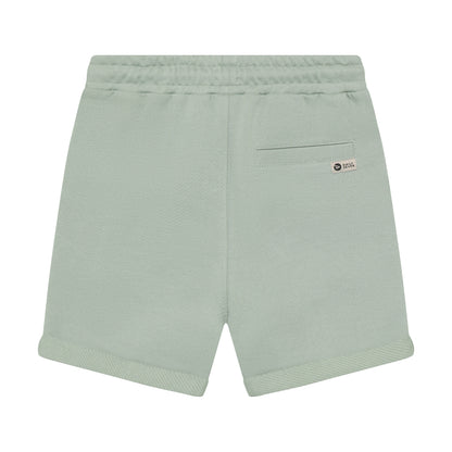 Rückansicht der Daily7Kids Jogger Shorts in Salbei für Kinder