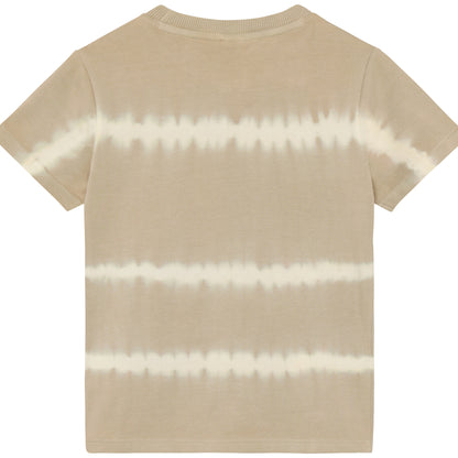 Rückansicht Tie-Dye Kinder T-Shirt Sand von DAILY7KIDS