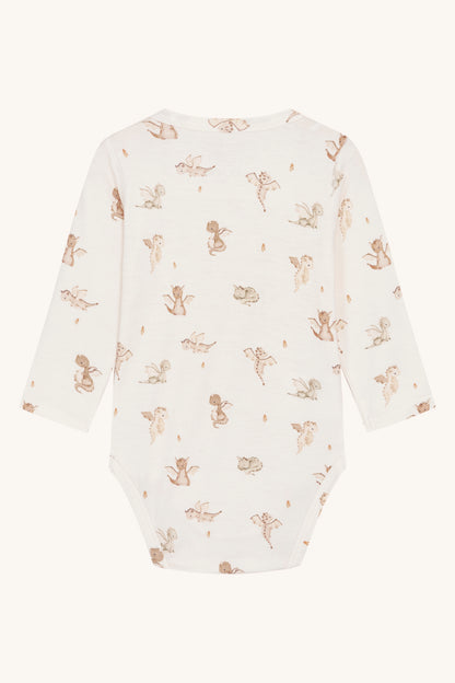 Hust & Claire Buller Body Langarm, Ivory