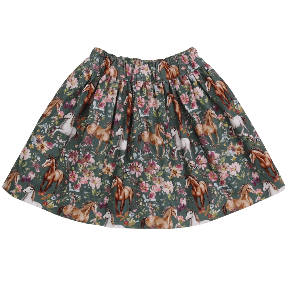 Wenderock zum Wenden mit zwei unterschiedlichen Mustern für Mädchen