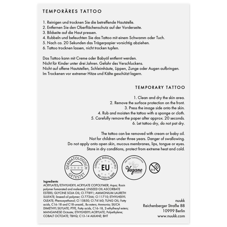 Nuuk Bio Tattoo kleiner Specht