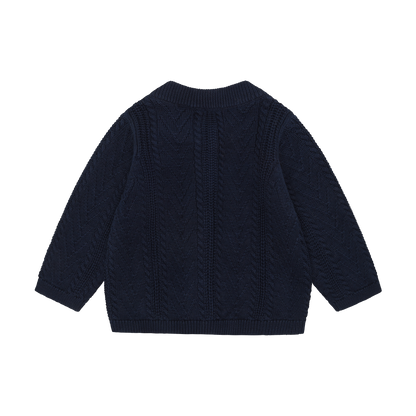 GOTS zertifizierter Baby Cardigan aus 100% Baumwolle