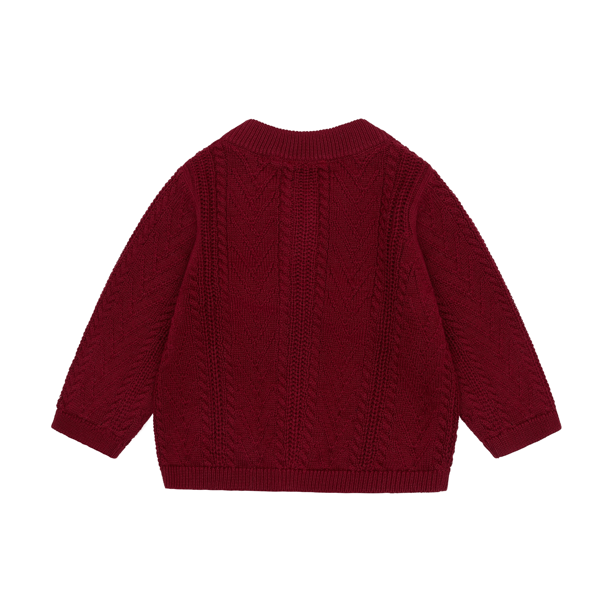 GOTS zertifizierter Baby Cardigan aus 100% Baumwolle