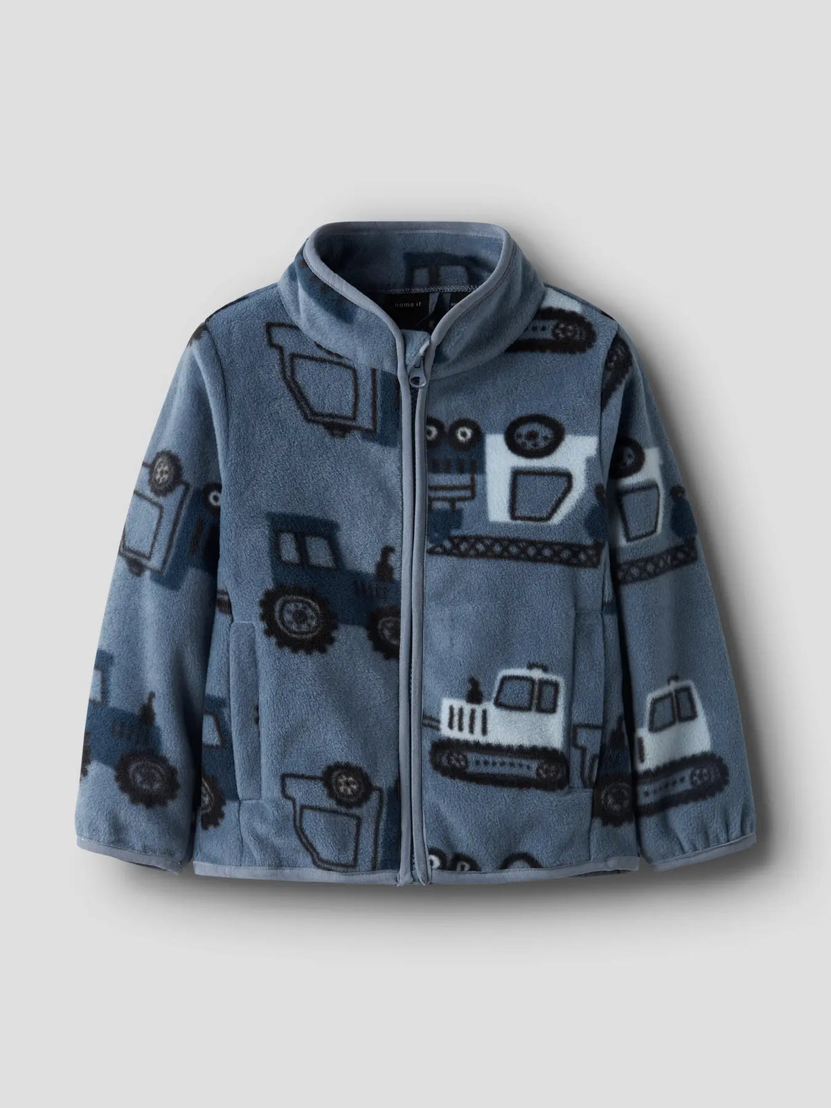NAME IT Fleecejacke mit Fahrzeug Print in Blau im Bärechind Winterthur Zürich Schweiz
