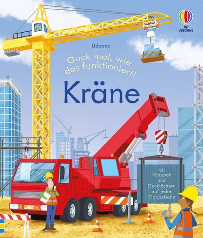 Buchcover Guck mal, wie das funktioniert! Kräne von Lara Bryan