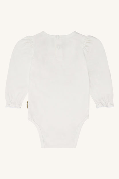 Hust & Claire Babybody in Weiss Rückansicht