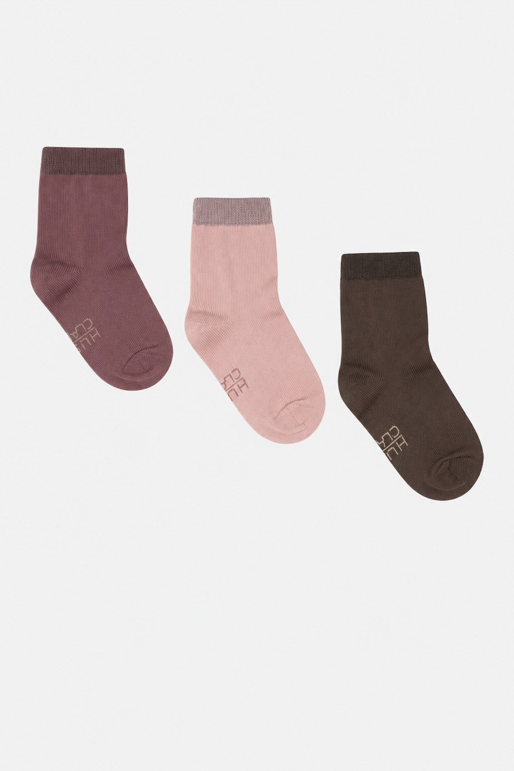Foty 3er-Pack Socken von Hust & Claire in Old Rose, aus Wolle und Bambus-Viskose
