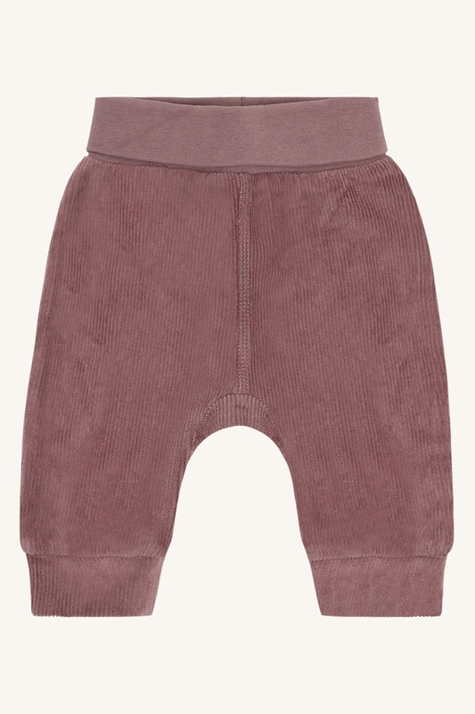Gabe Baby-Bundhose aus Baumwolle in Plum, Vorderansicht